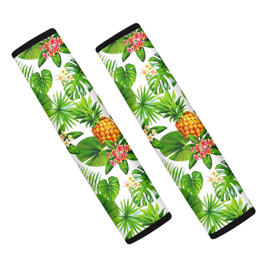 Aloha Hawaiian Pineapple Pattern Print Car Seat Belt Covers