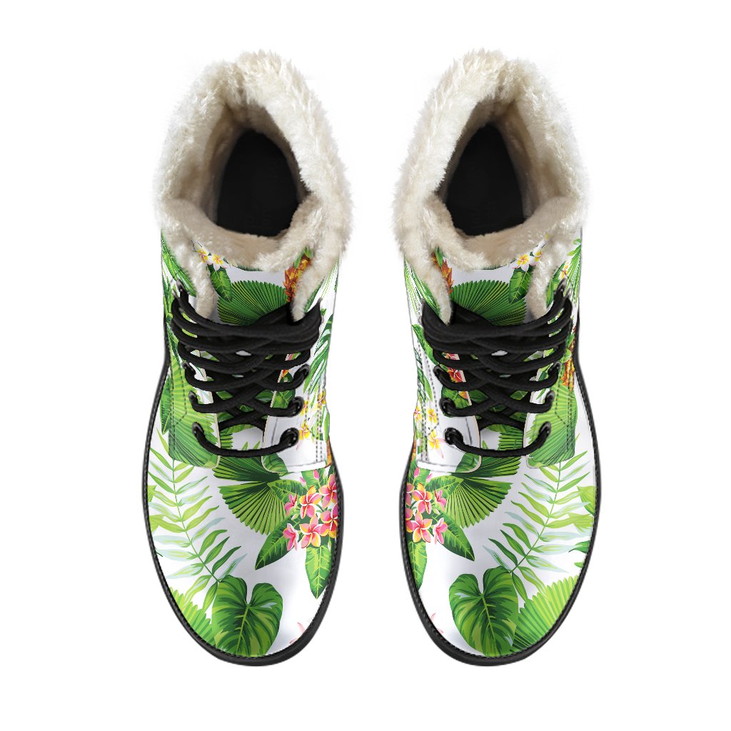 Aloha Hawaiian Pineapple Pattern Print Comfy Boots GearFrost