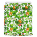 Aloha Hawaiian Pineapple Pattern Print Duvet Cover Bedding Set