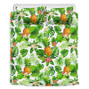Aloha Hawaiian Pineapple Pattern Print Duvet Cover Bedding Set