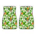 Aloha Hawaiian Pineapple Pattern Print Front Car Floor Mats