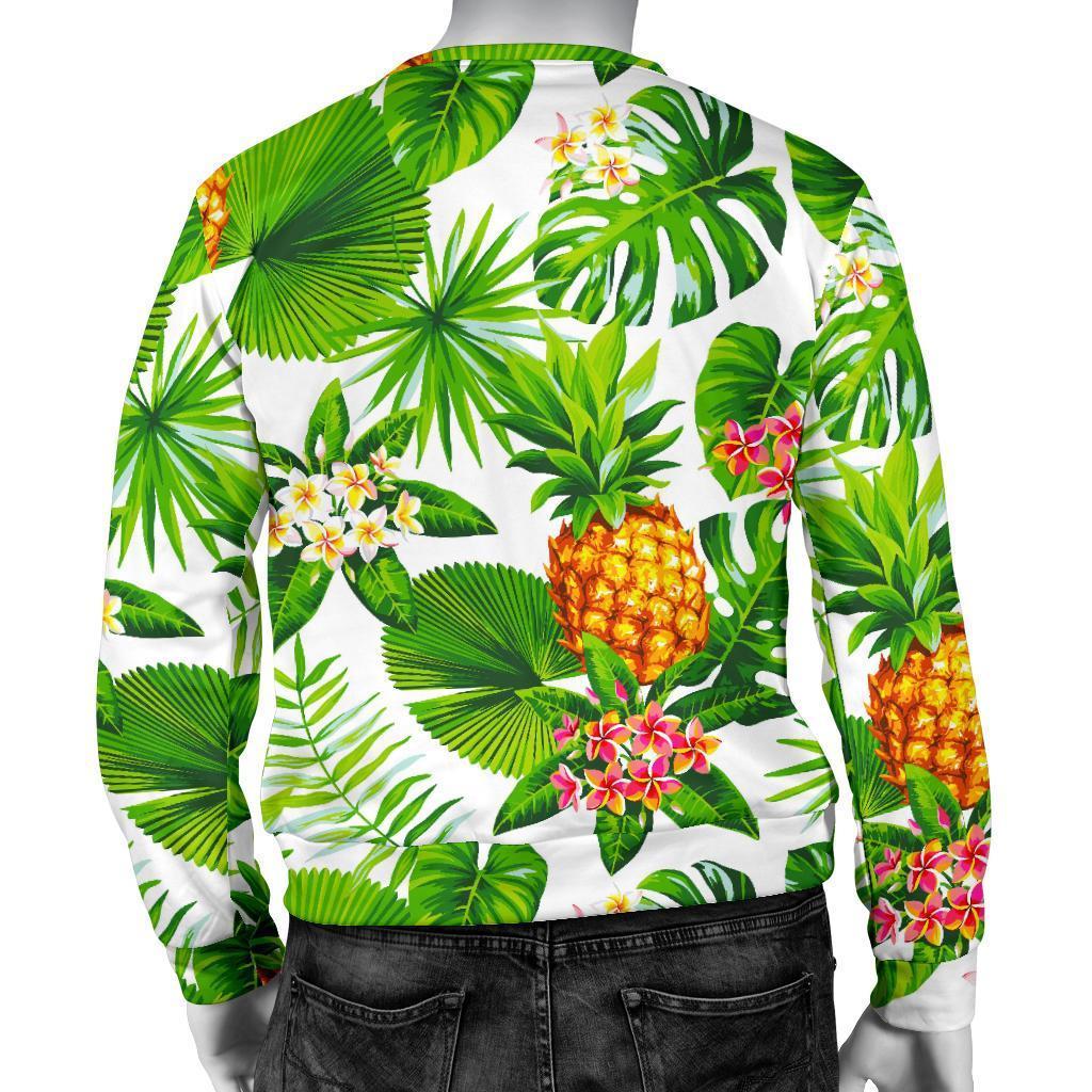 Aloha Hawaiian Pineapple Pattern Print Men's Crewneck Sweatshirt GearFrost