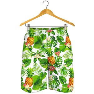 Aloha Hawaiian Pineapple Pattern Print Men's Shorts