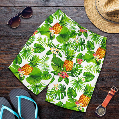 Aloha Hawaiian Pineapple Pattern Print Men's Shorts