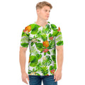 Aloha Hawaiian Pineapple Pattern Print Men's T-Shirt