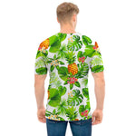 Aloha Hawaiian Pineapple Pattern Print Men's T-Shirt