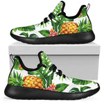 Aloha Hawaiian Pineapple Pattern Print Mesh Knit Shoes GearFrost