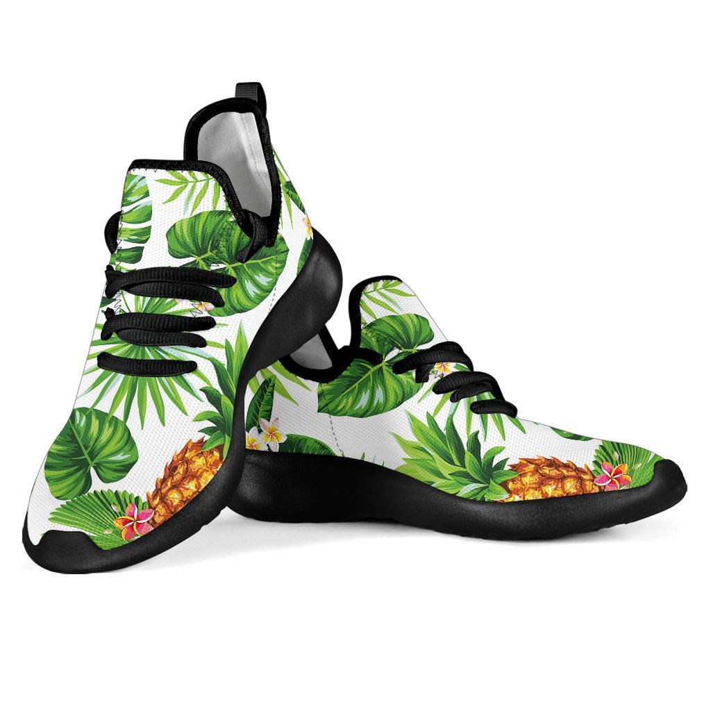 Aloha Hawaiian Pineapple Pattern Print Mesh Knit Shoes GearFrost