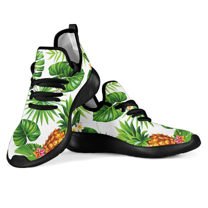 Aloha Hawaiian Pineapple Pattern Print Mesh Knit Shoes GearFrost