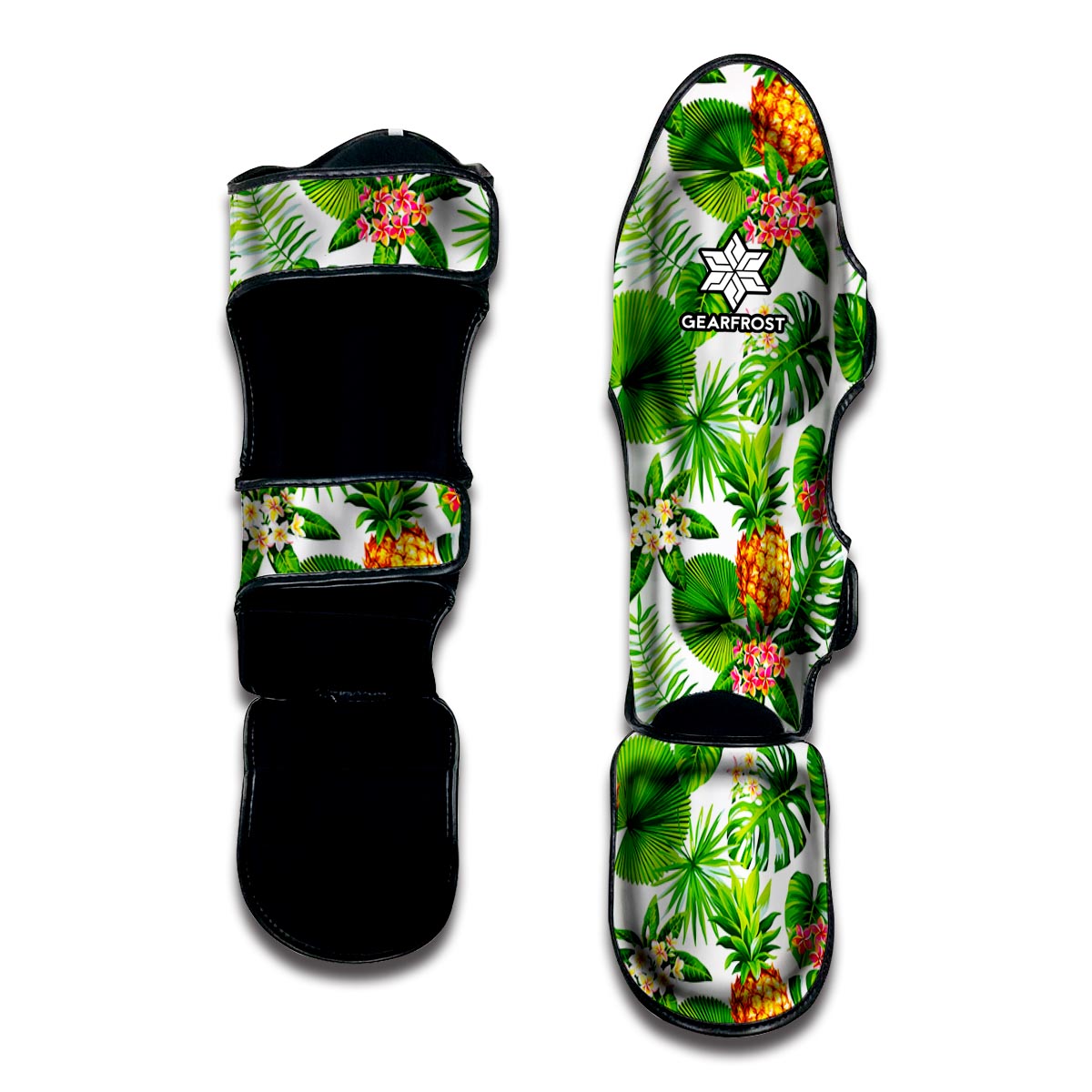 Aloha Hawaiian Pineapple Pattern Print Muay Thai Shin Guard