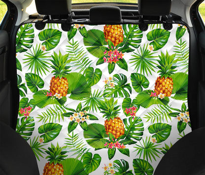 Aloha Hawaiian Pineapple Pattern Print Pet Car Back Seat Cover