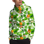 Aloha Hawaiian Pineapple Pattern Print Pullover Hoodie