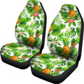 Aloha Hawaiian Pineapple Pattern Print Universal Fit Car Seat Covers