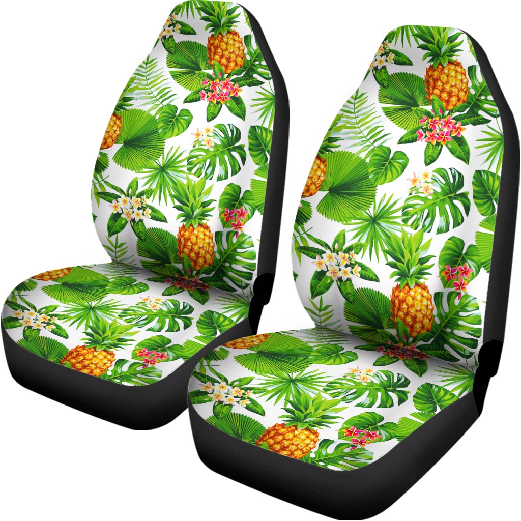 Aloha Hawaiian Pineapple Pattern Print Universal Fit Car Seat Covers