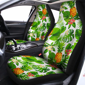 Aloha Hawaiian Pineapple Pattern Print Universal Fit Car Seat Covers