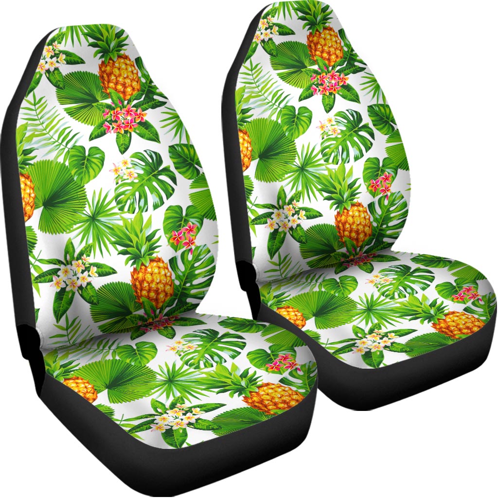 Aloha Hawaiian Pineapple Pattern Print Universal Fit Car Seat Covers