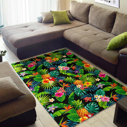 Aloha Hawaiian Tropical Pattern Print Area Rug GearFrost