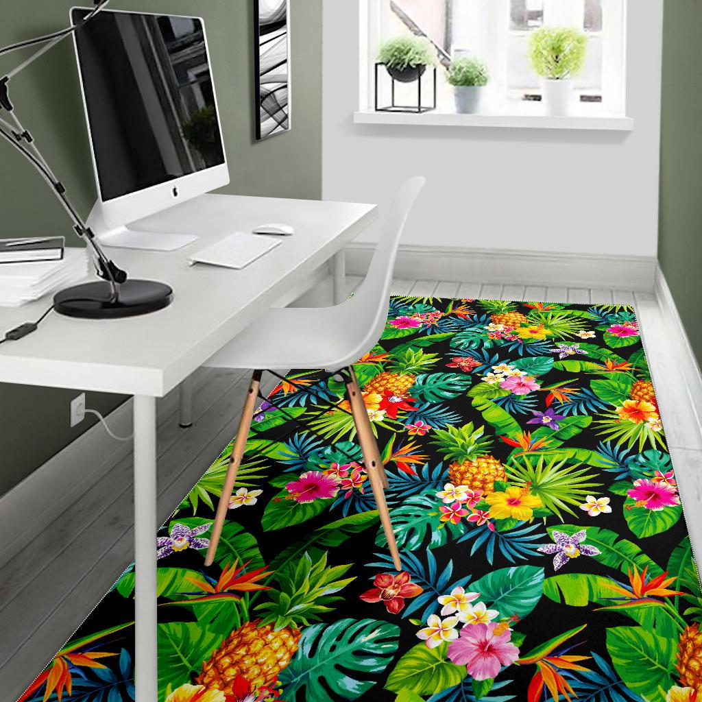Aloha Hawaiian Tropical Pattern Print Area Rug GearFrost