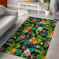 Aloha Hawaiian Tropical Pattern Print Floor Mat