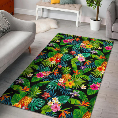 Aloha Hawaiian Tropical Pattern Print Area Rug GearFrost