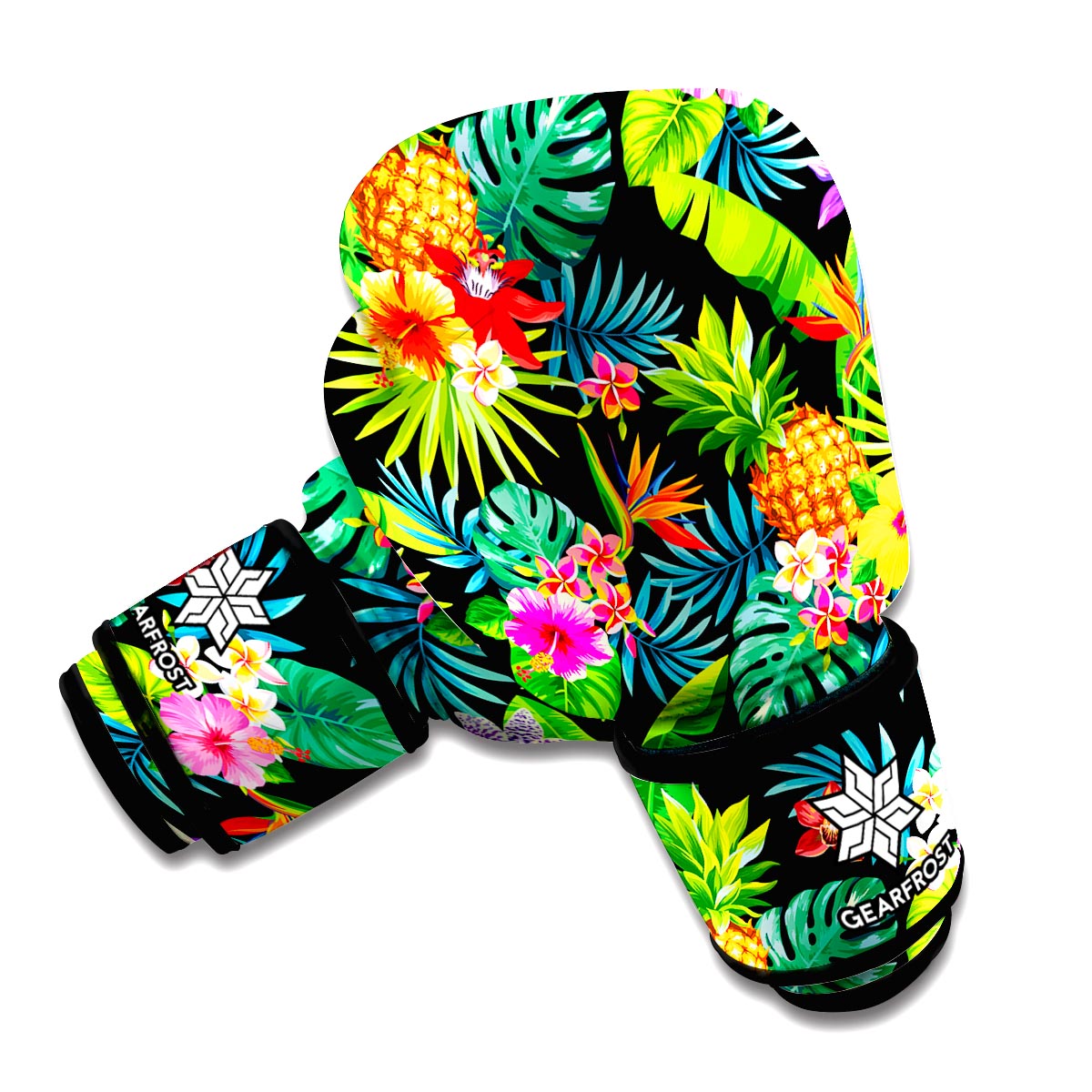 Aloha Hawaiian Tropical Pattern Print Boxing Gloves