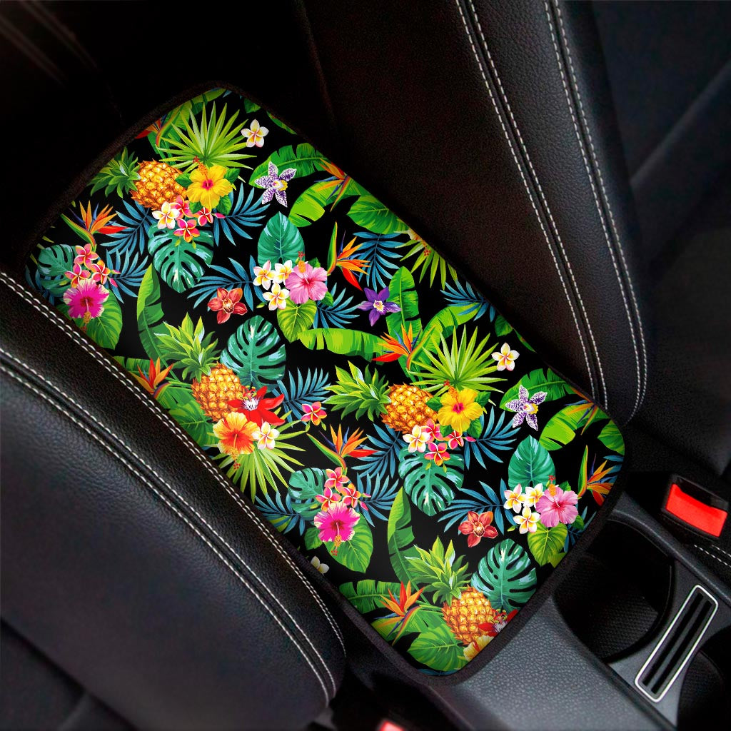 Aloha Hawaiian Tropical Pattern Print Car Center Console Cover