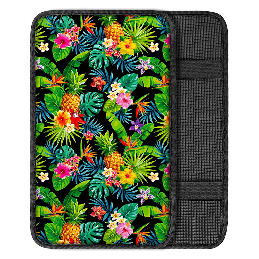 Aloha Hawaiian Tropical Pattern Print Car Center Console Cover