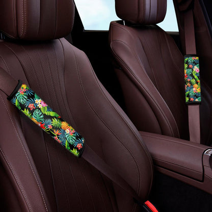 Aloha Hawaiian Tropical Pattern Print Car Seat Belt Covers