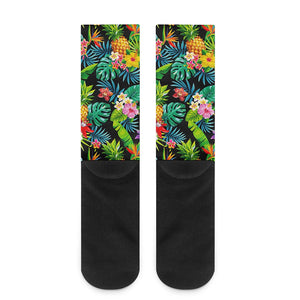 Aloha Hawaiian Tropical Pattern Print Crew Socks