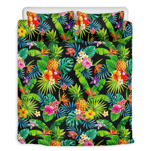 Aloha Hawaiian Tropical Pattern Print Duvet Cover Bedding Set