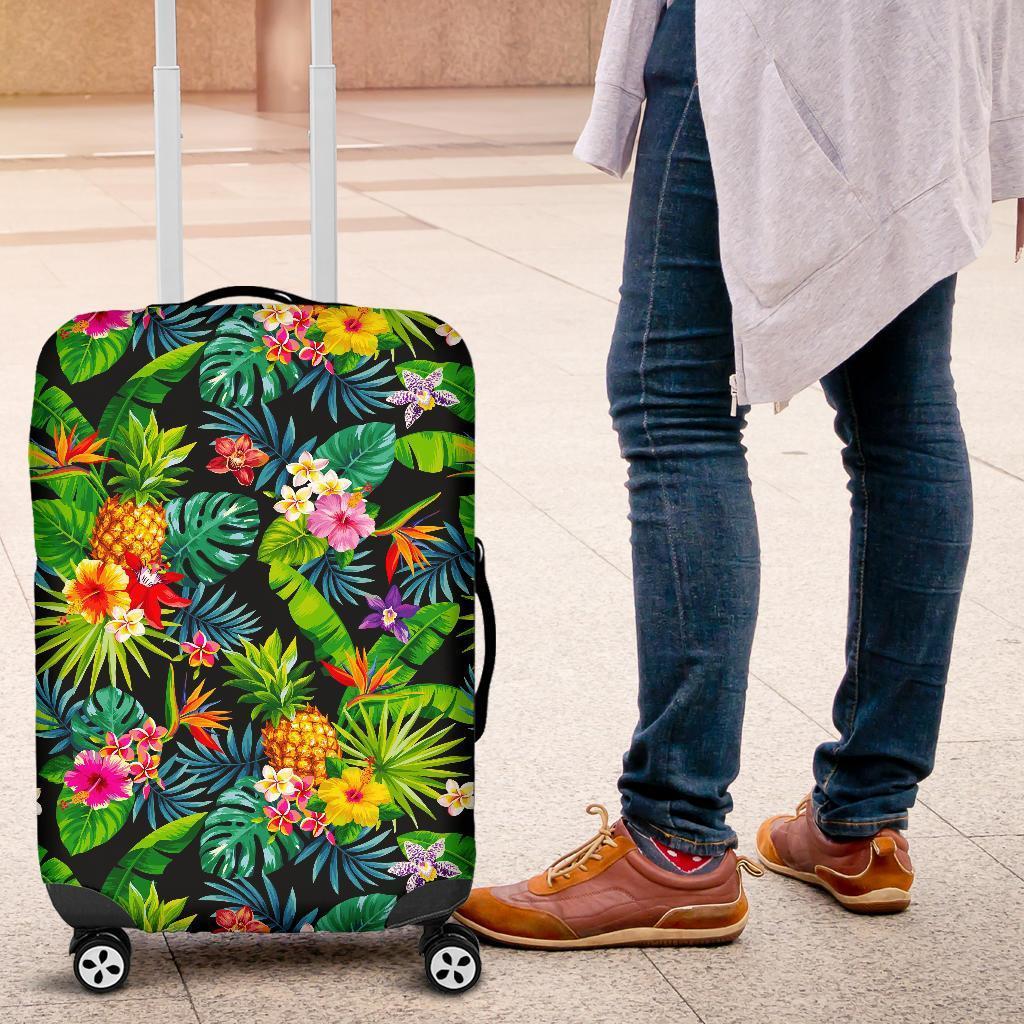 Aloha Hawaiian Tropical Pattern Print Luggage Cover GearFrost