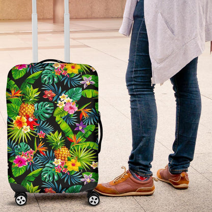 Aloha Hawaiian Tropical Pattern Print Luggage Cover GearFrost