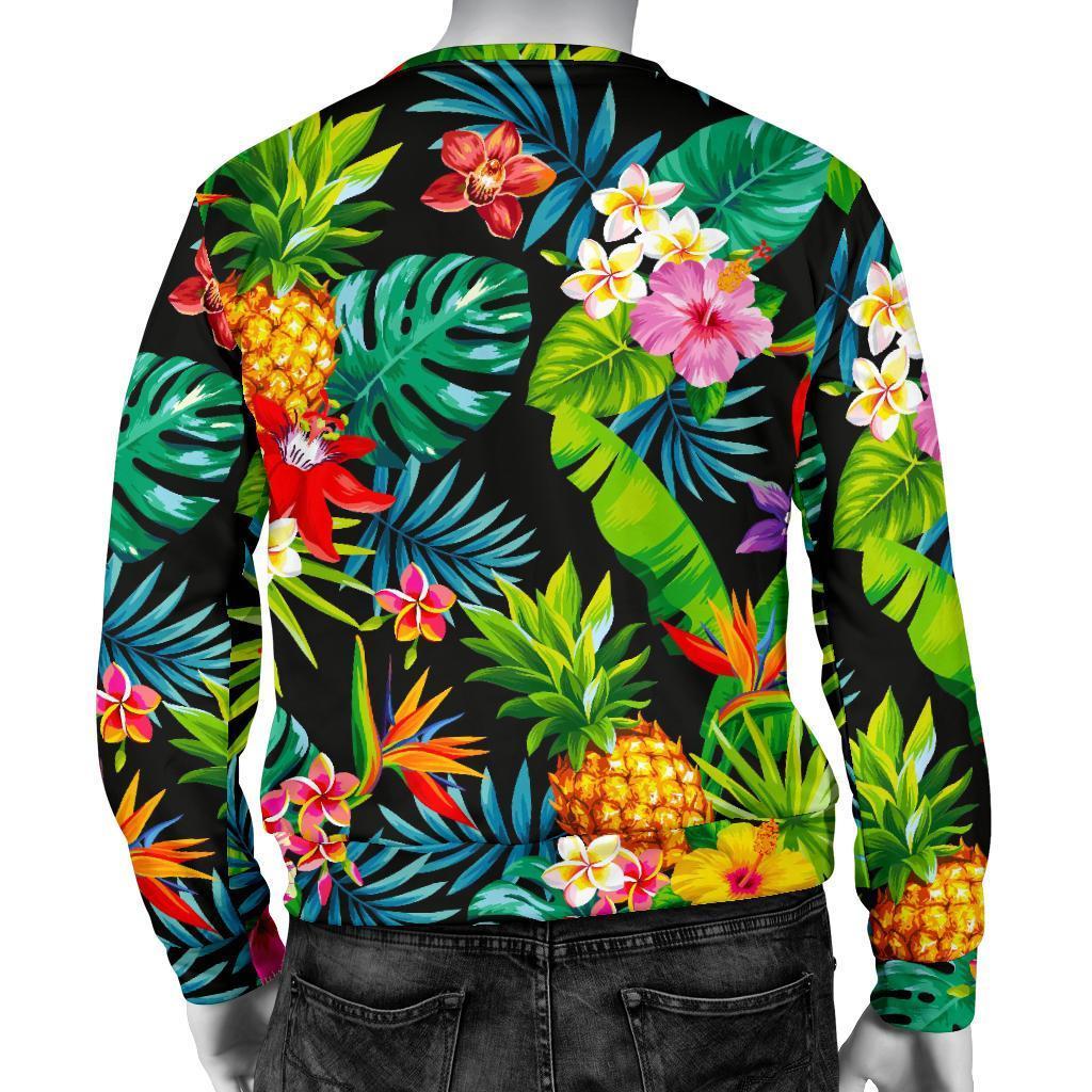 Aloha Hawaiian Tropical Pattern Print Men's Crewneck Sweatshirt GearFrost