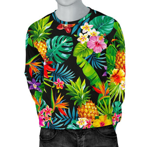 Aloha Hawaiian Tropical Pattern Print Men's Crewneck Sweatshirt GearFrost