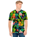 Aloha Hawaiian Tropical Pattern Print Men's T-Shirt