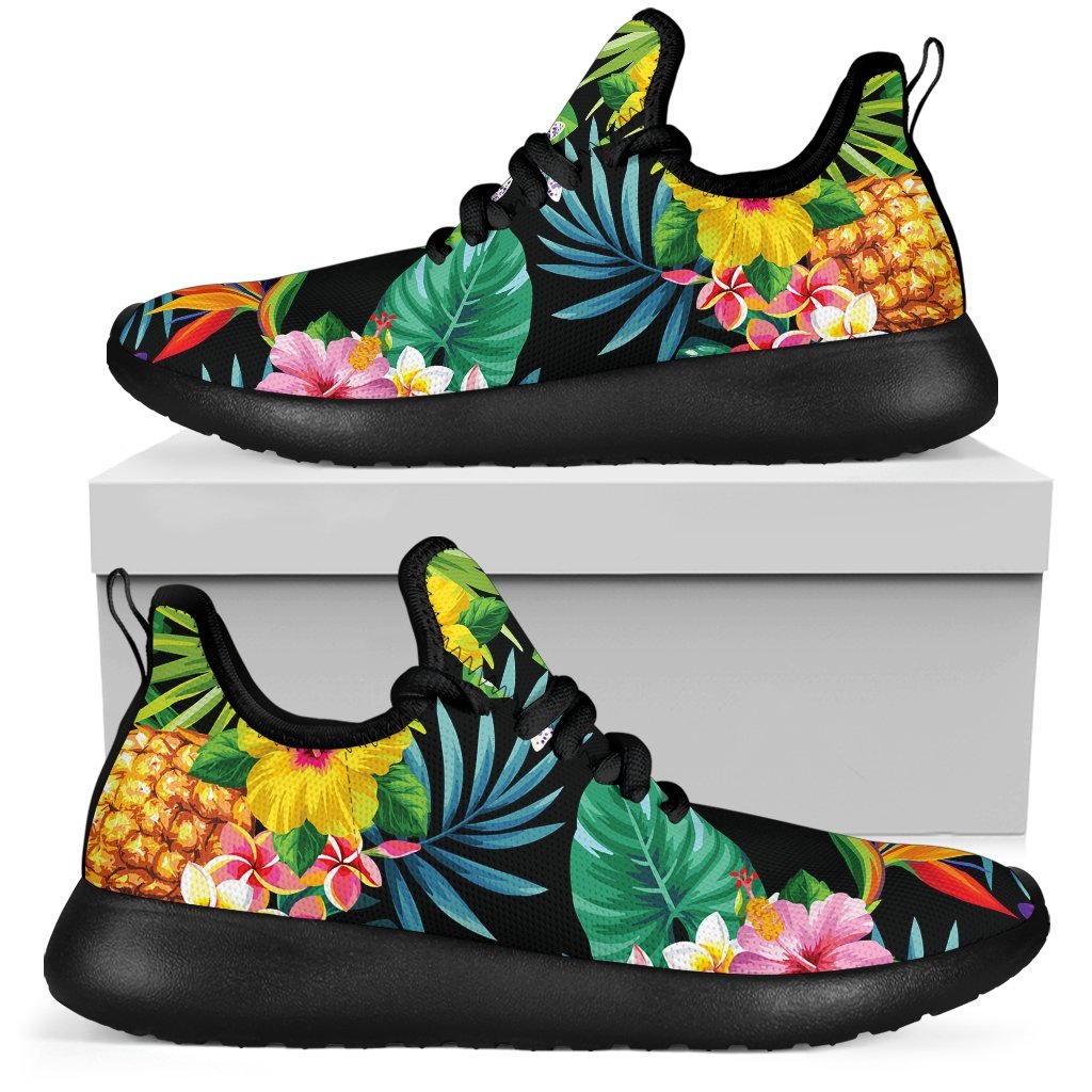 Aloha Hawaiian Tropical Pattern Print Mesh Knit Shoes GearFrost
