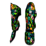 Aloha Hawaiian Tropical Pattern Print Muay Thai Shin Guard