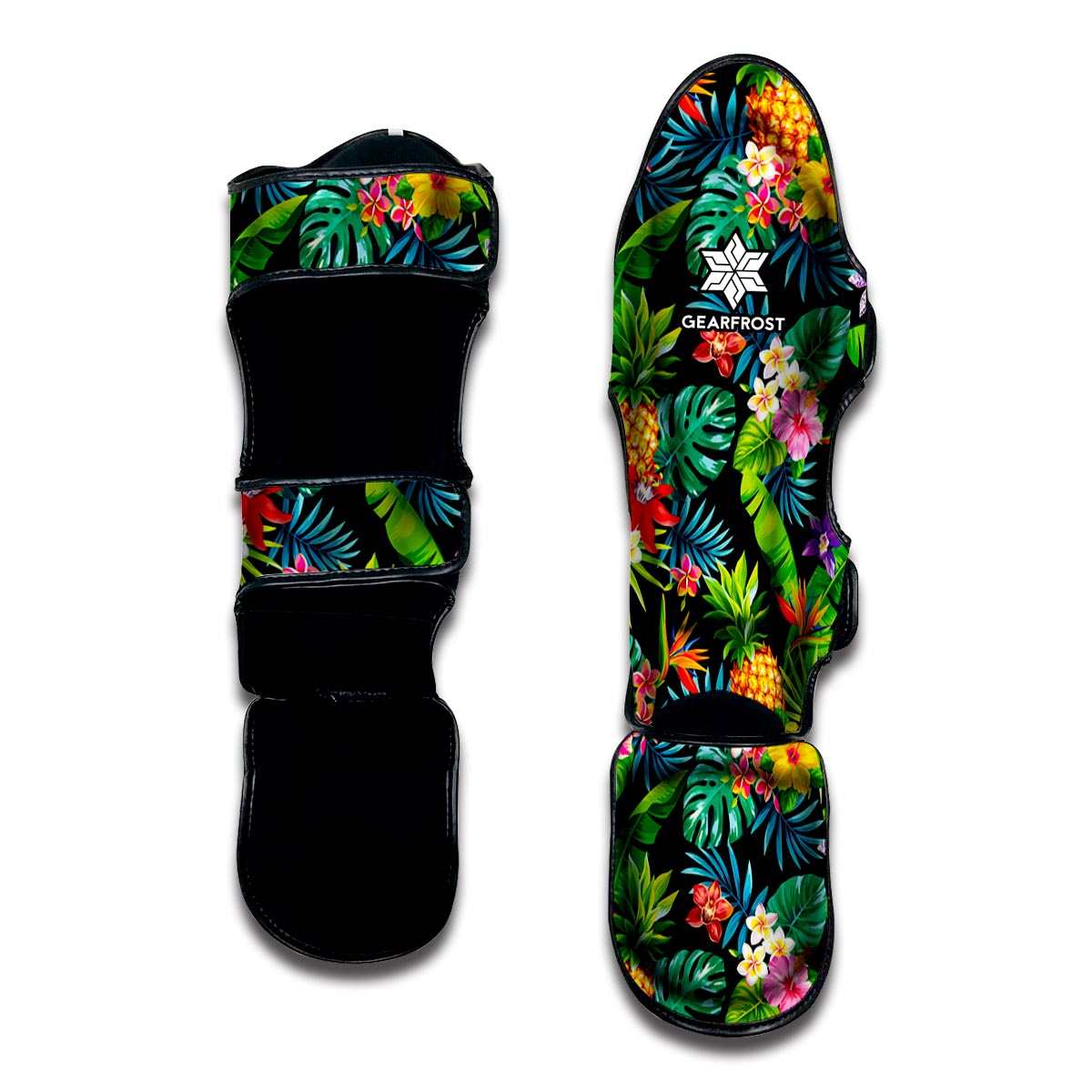 Aloha Hawaiian Tropical Pattern Print Muay Thai Shin Guard