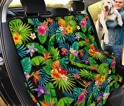 Aloha Hawaiian Tropical Pattern Print Pet Car Back Seat Cover