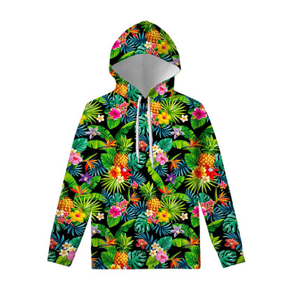 Aloha Hawaiian Tropical Pattern Print Pullover Hoodie