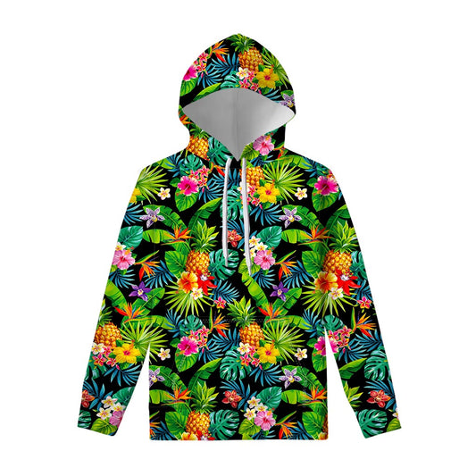 Aloha Hawaiian Tropical Pattern Print Pullover Hoodie