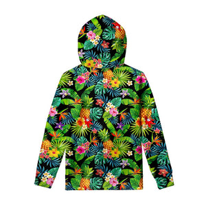 Aloha Hawaiian Tropical Pattern Print Pullover Hoodie