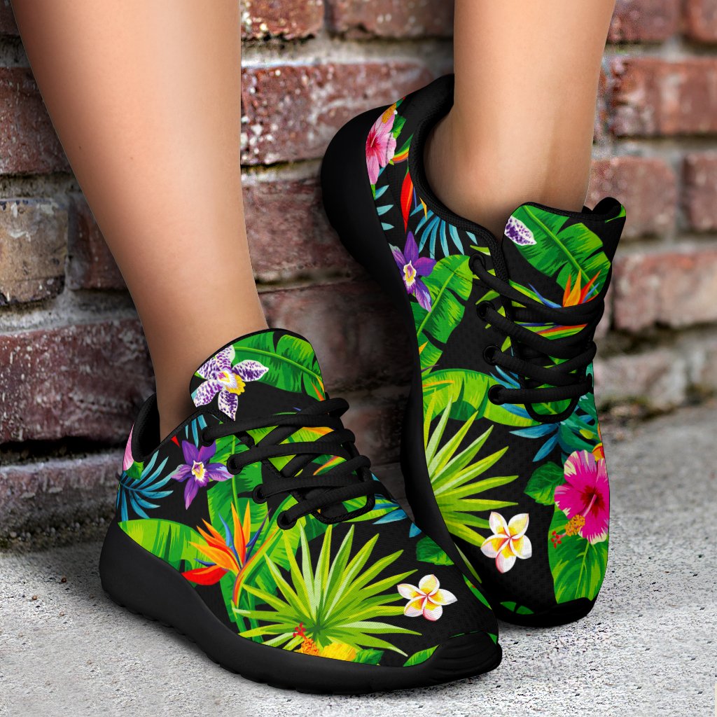Aloha Hawaiian Tropical Pattern Print Sport Shoes GearFrost