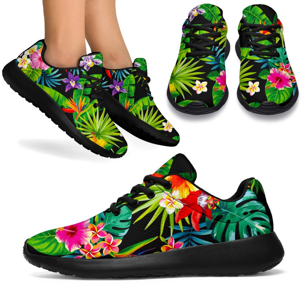 Aloha Hawaiian Tropical Pattern Print Sport Shoes GearFrost