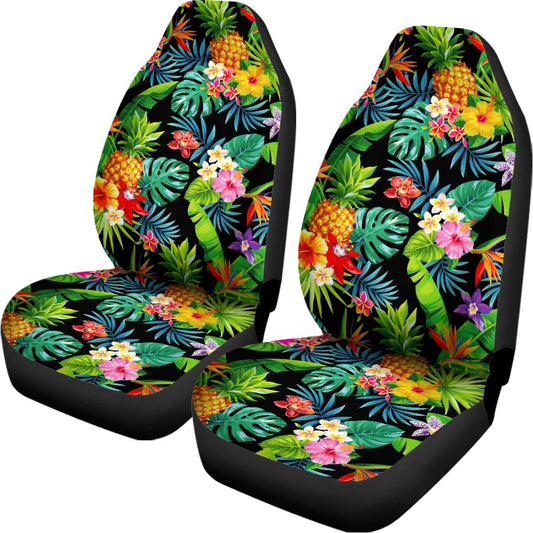 Aloha Hawaiian Tropical Pattern Print Universal Fit Car Seat Covers