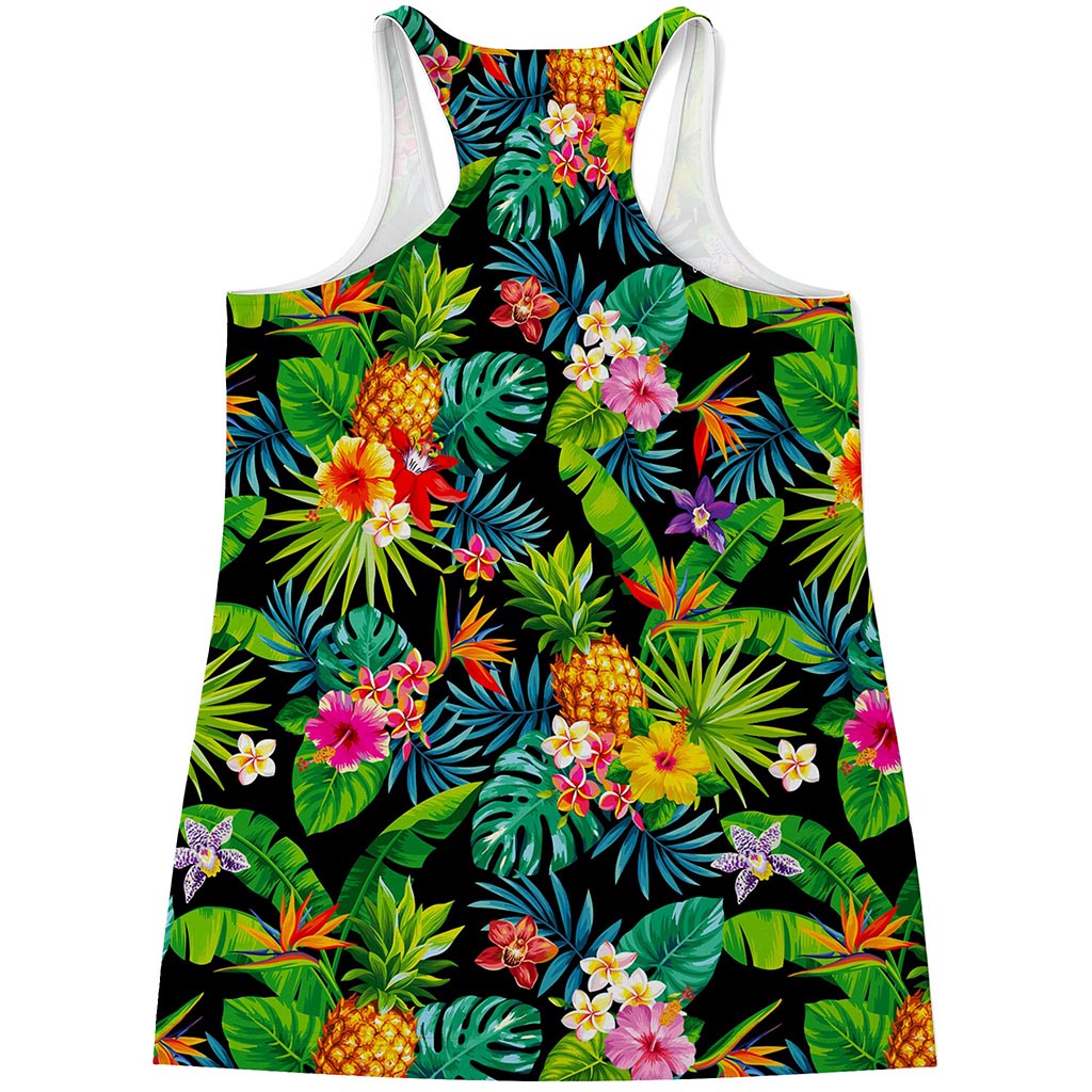 Aloha Hawaiian Tropical Pattern Print Women's Racerback Tank Top