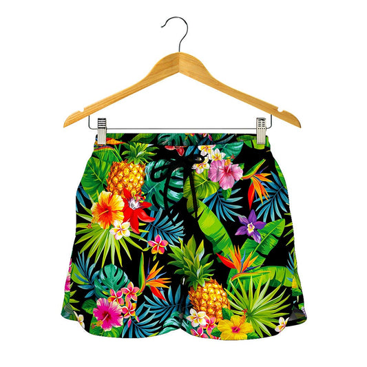 Aloha Hawaiian Tropical Pattern Print Women's Shorts