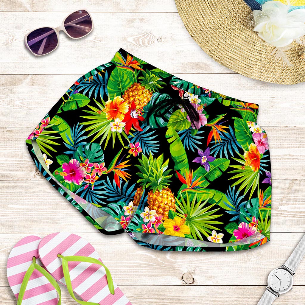 Aloha Hawaiian Tropical Pattern Print Women's Shorts