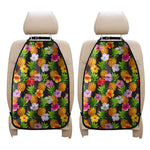 Aloha Hibiscus Pineapple Pattern Print Car Seat Organizers