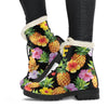 Aloha Hibiscus Pineapple Pattern Print Comfy Boots GearFrost